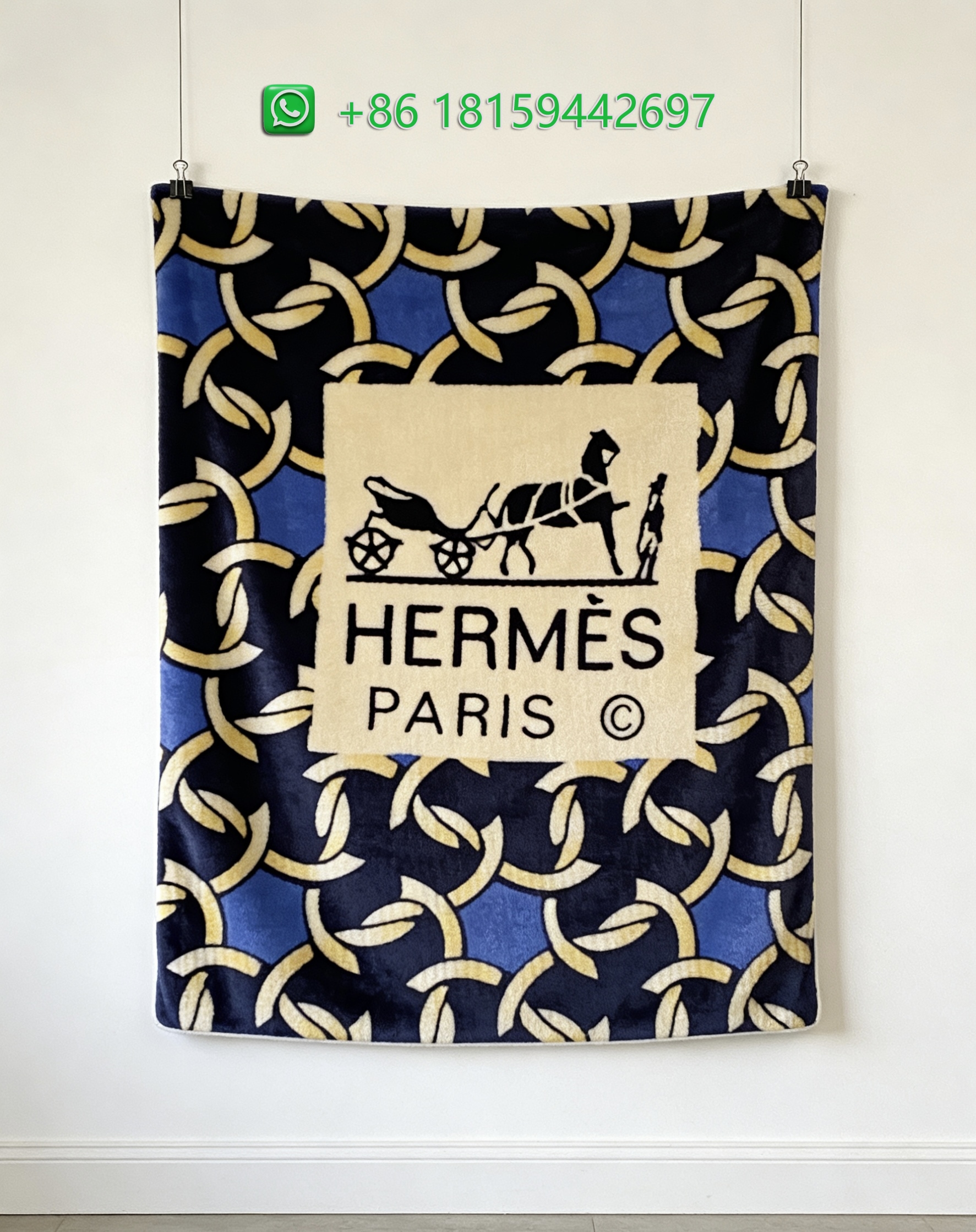 Hermes Throw Blankets